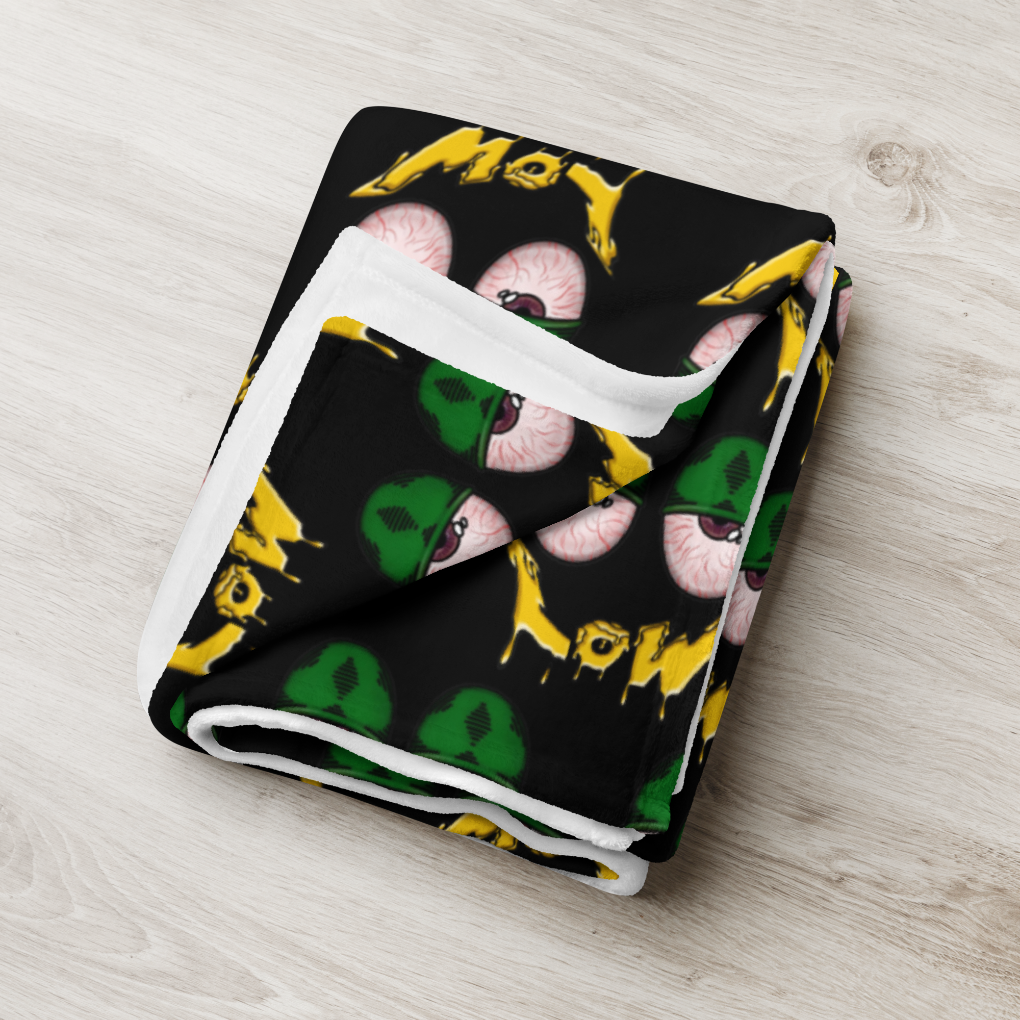 Eyes Low Throw Blanket