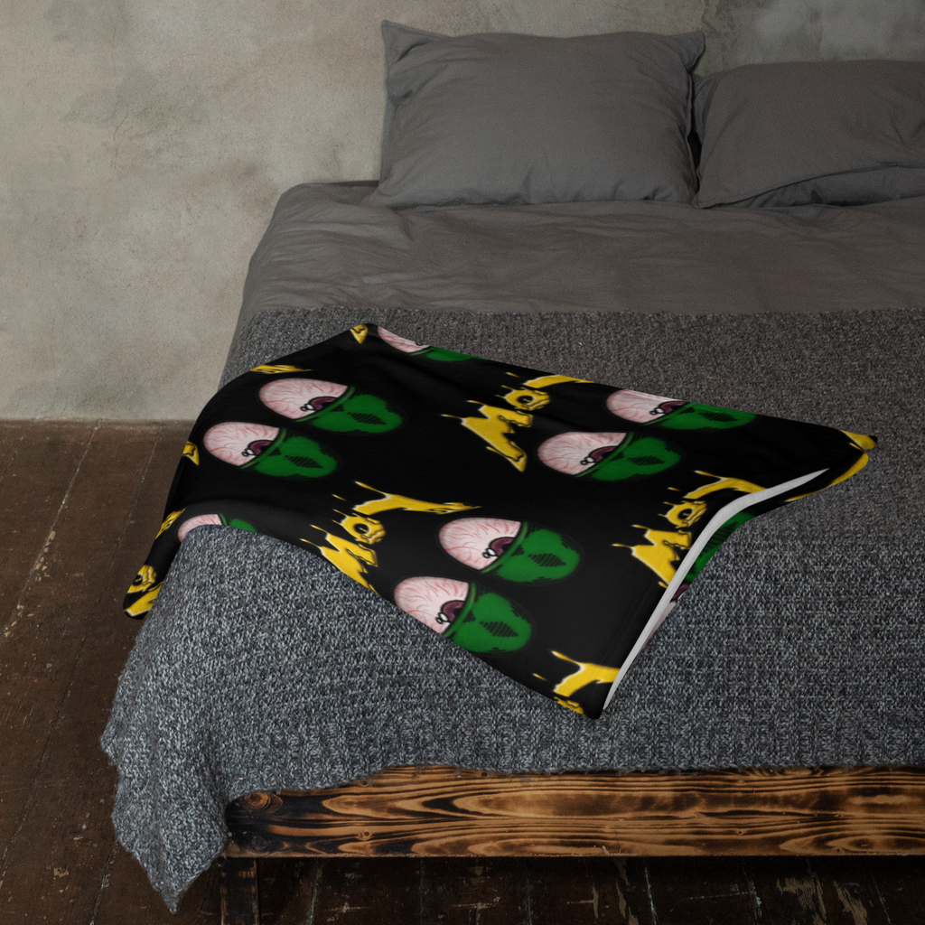 Eyes Low Throw Blanket
