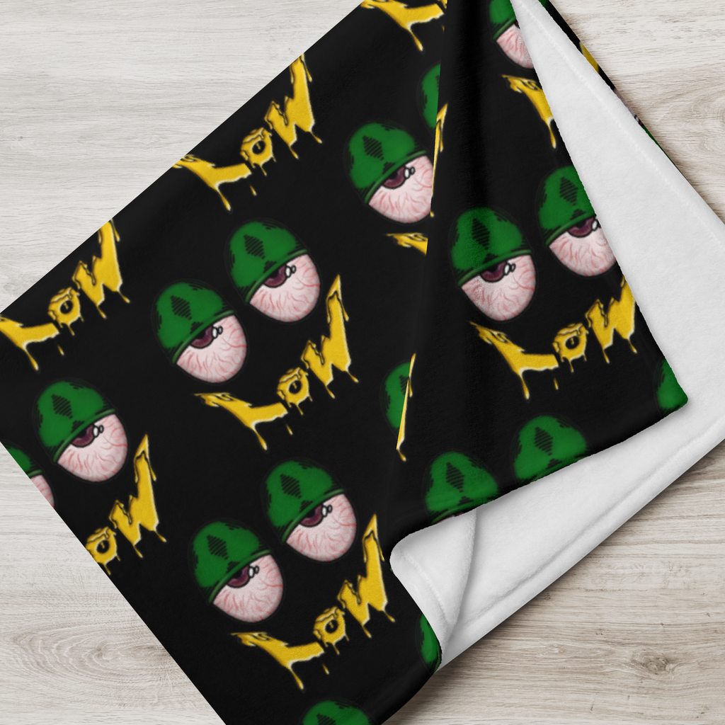 Eyes Low Throw Blanket