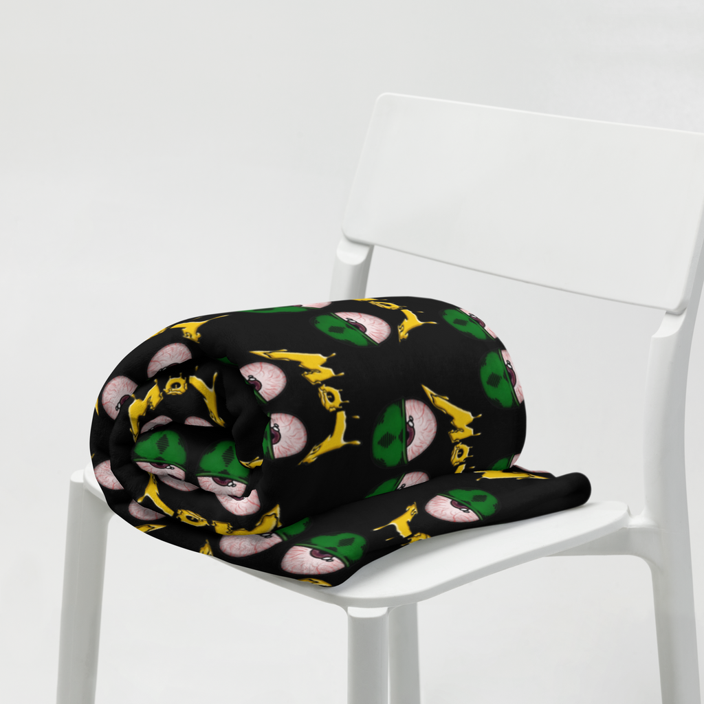 Eyes Low Throw Blanket