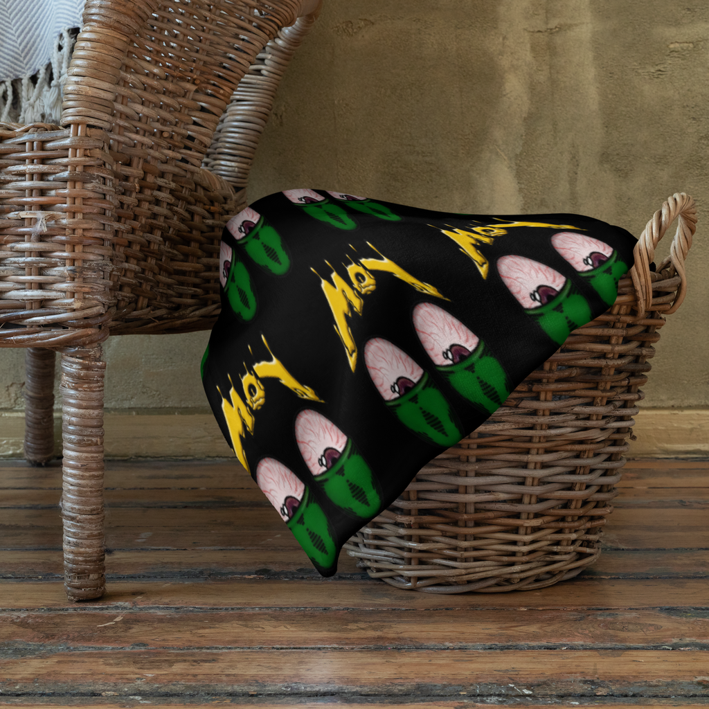 Eyes Low Throw Blanket